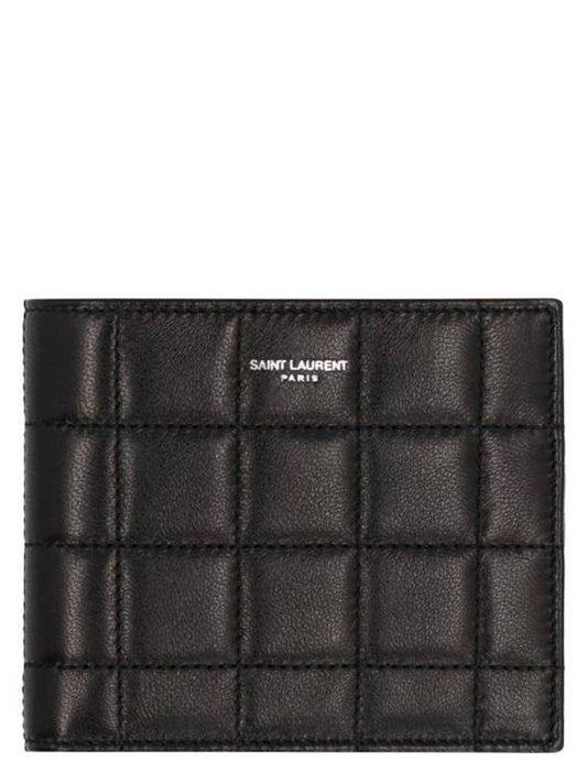 Luxury Saint Laurent Trending 2025 Men’s Wallet 756284AAB8V 1000 BLACK