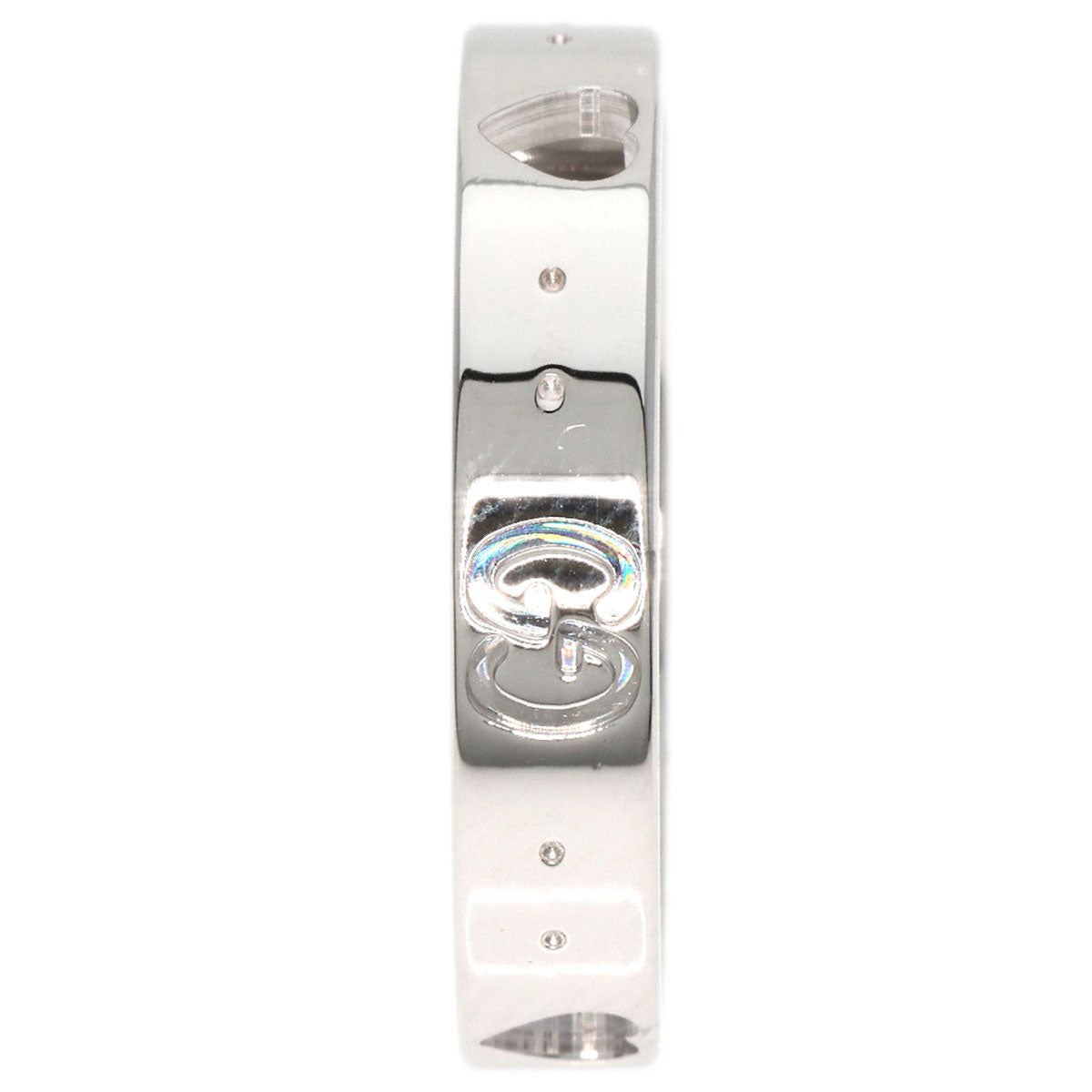 GUCCI Ring K18WG Silver Icon Amor #17