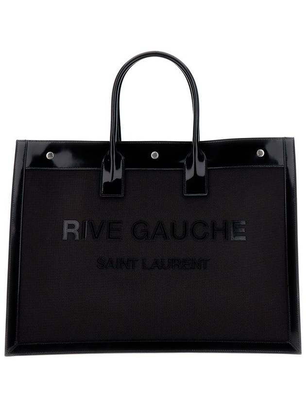 Luxury Saint Laurent Trending 2025 23 ss Rib GAUCHE Medium Tote Bag 742681FABXI1000 B0040477439