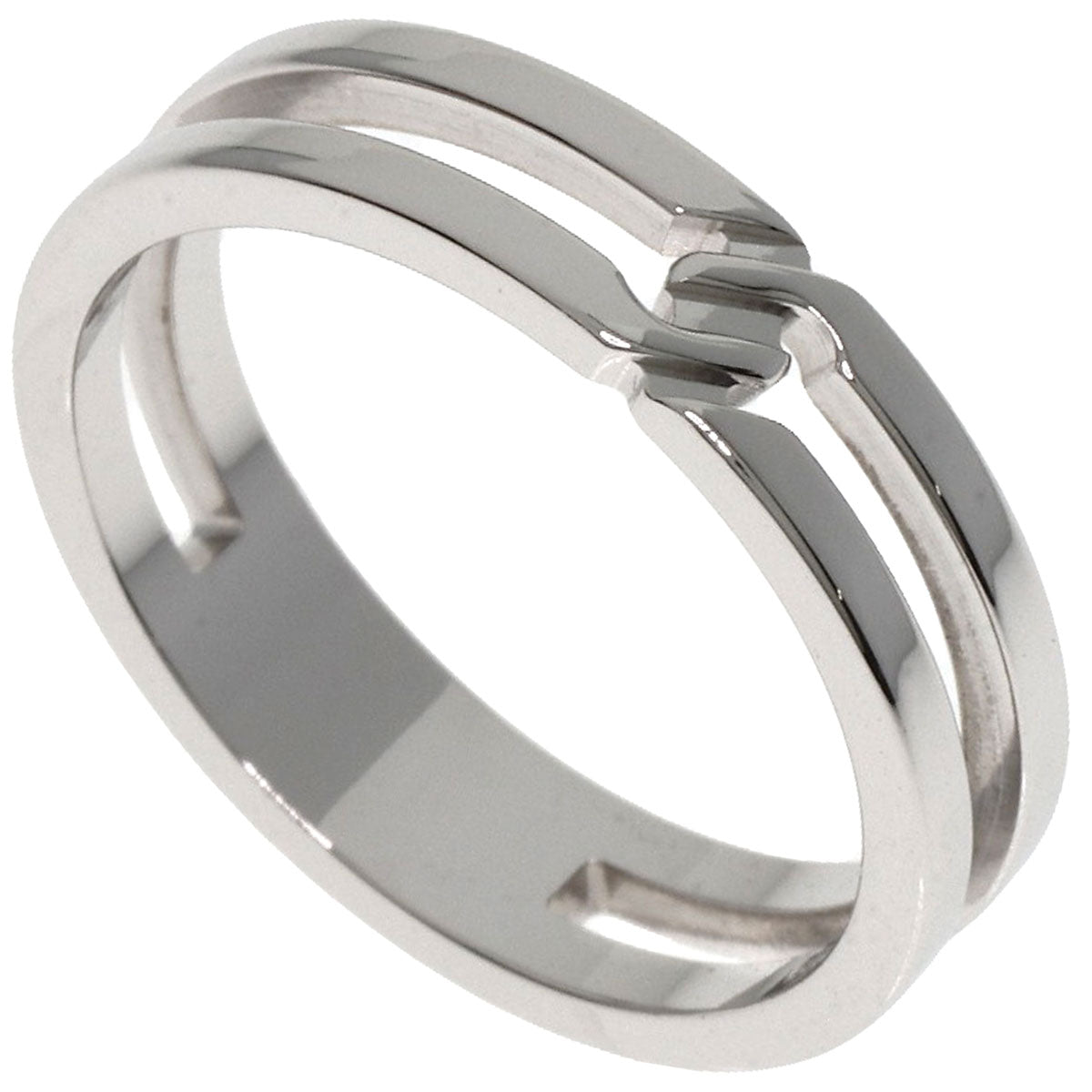 GUCCI Ring K18WG Silver Infinity #7