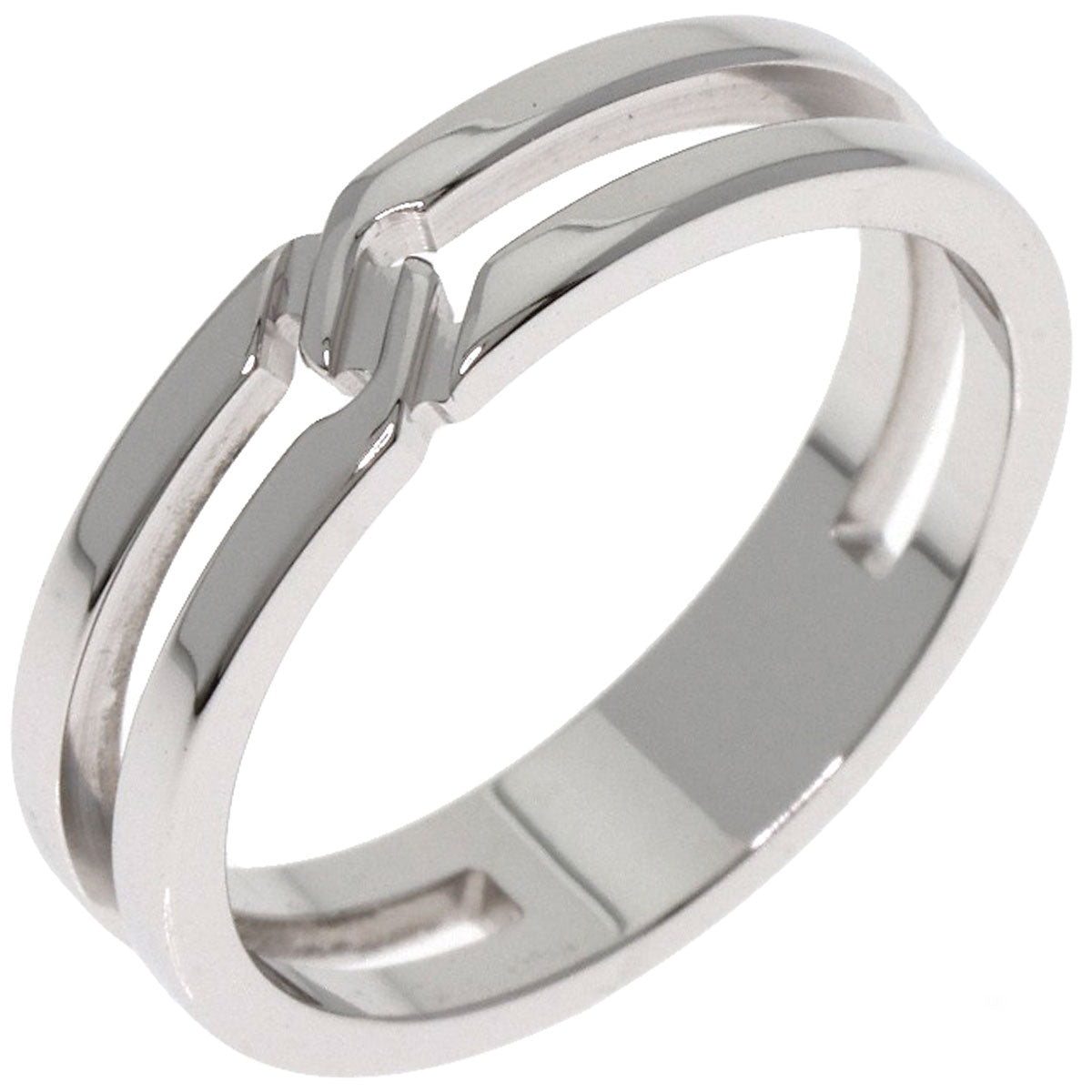 GUCCI Ring K18WG Silver Infinity #7