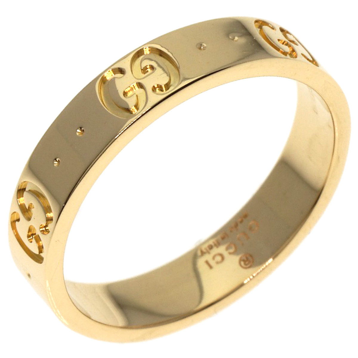 GUCCI Ring 18K Yellow Gold gold Icon # 13