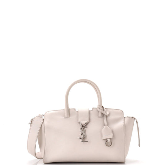 Luxury Saint Laurent Trending 2025 Monogram Cabas Downtown Leather Baby