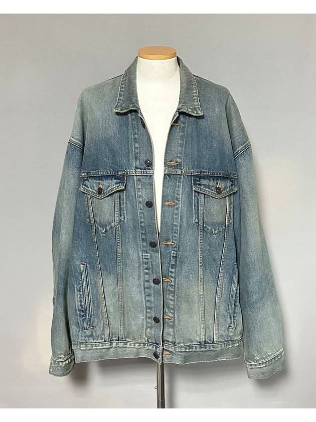 Luxury Balenciaga Trending 2025 logo print denim jacket 110