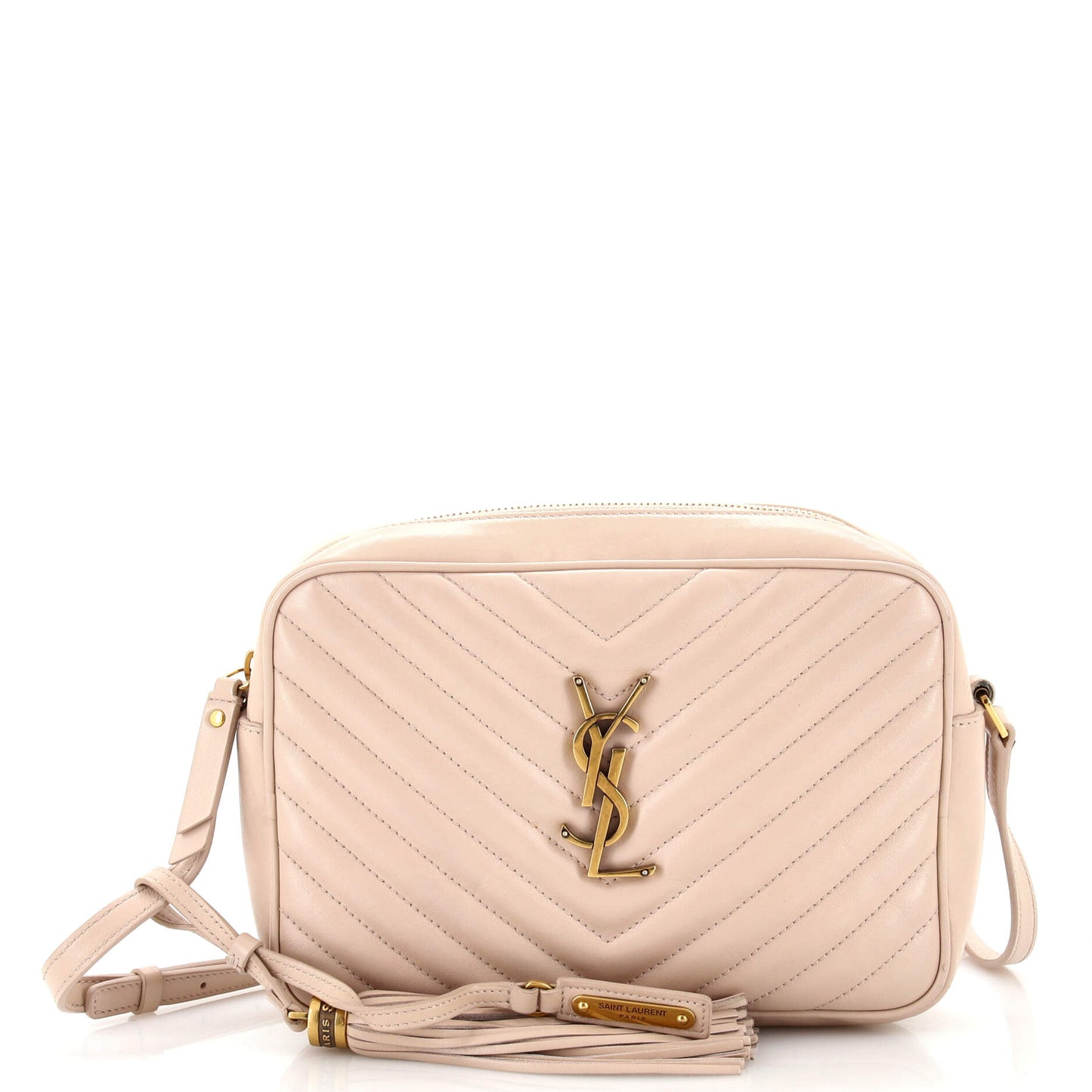 Luxury Saint Laurent Trending 2025 Lou Camera Bag Matelasse Chevron Leather Small
