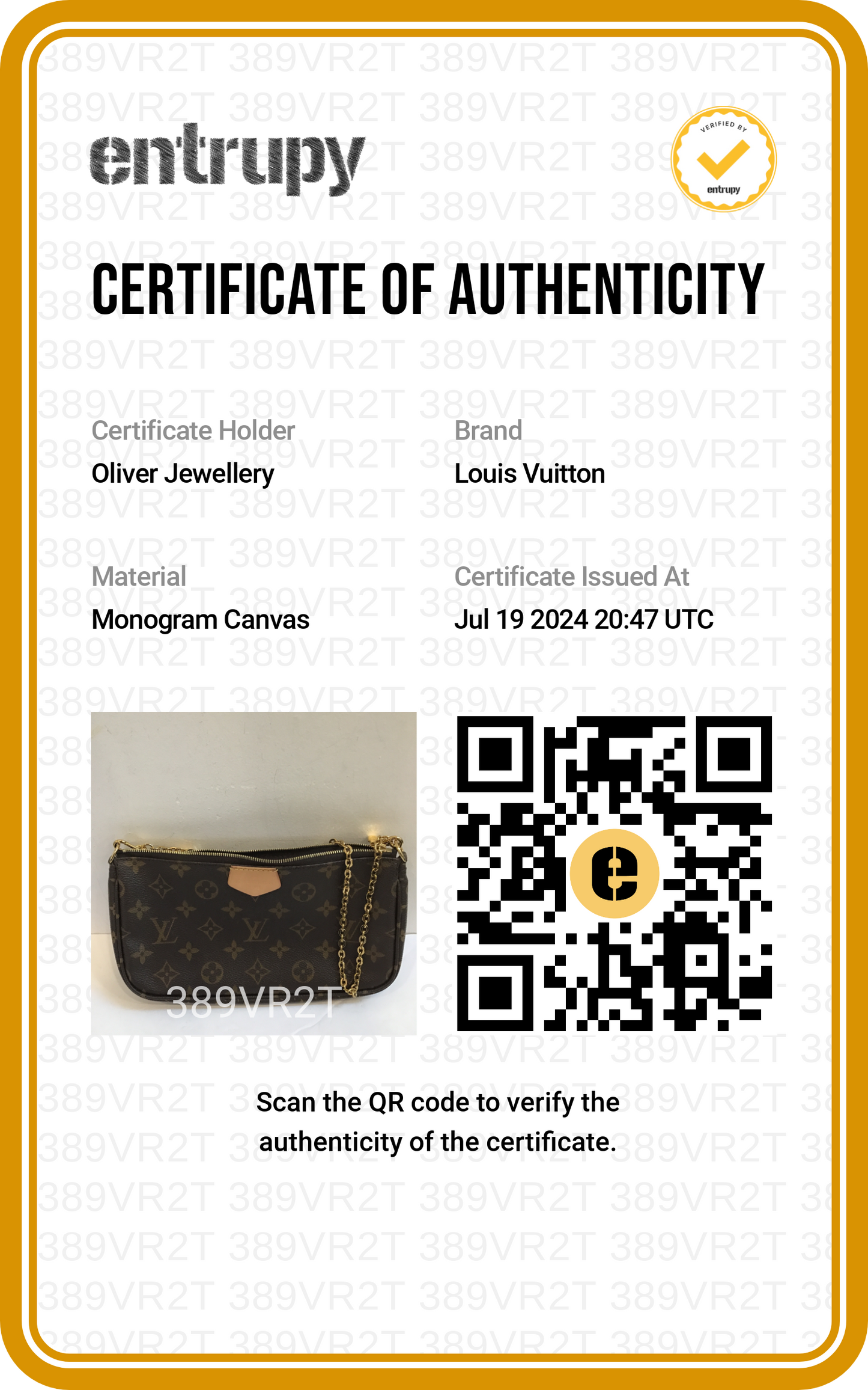 Louis Vuitton 2023 Monogram Khaki Multi-Pochette Accessoires