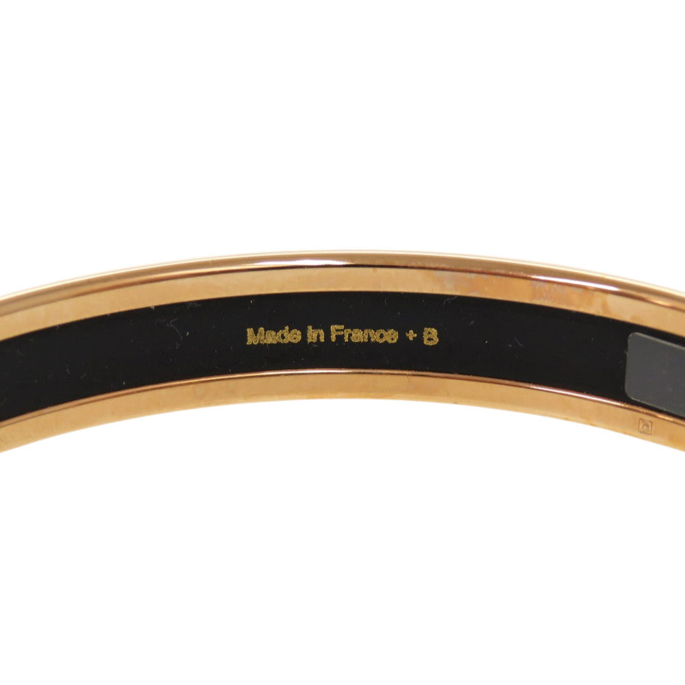 HERMES Bangle metal gray Epic Hermes enamel PM Women