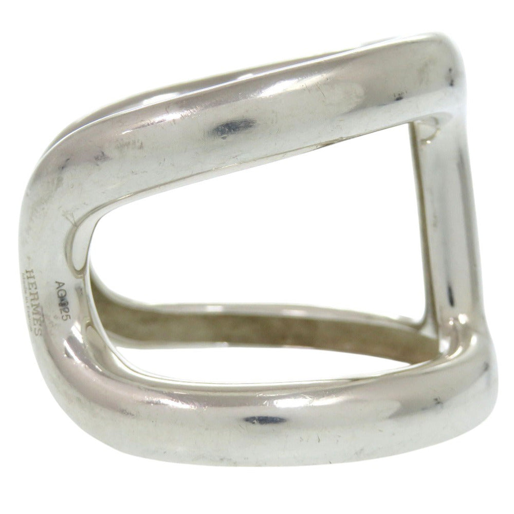 HERMES Bangle Silver925 Silver Cuff Bracelet OSMOSE Women