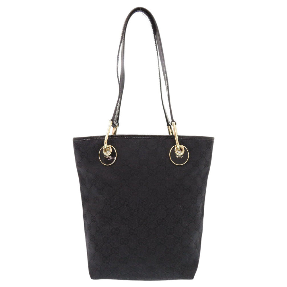 GUCCI Tote Bag 120840 GG canvas black