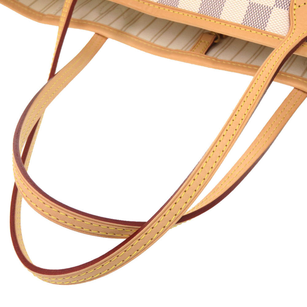 LOUIS VUITTON Tote Bag N41361 Damier Azur Canvas white Damier Azur New Neverfull MM