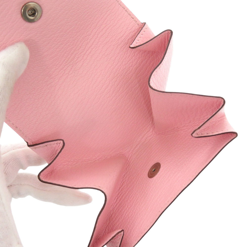 HERMES Coin case Shave pink Le Van Cator Women