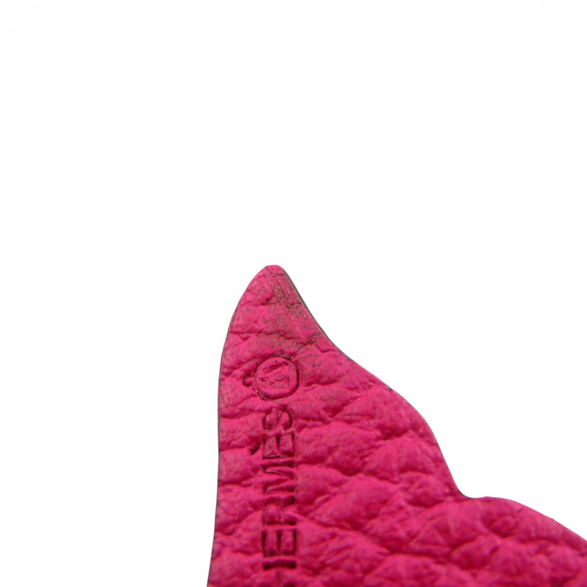 HERMES key ring Epsom Brown Petite Ash Dolphin unisex(Unisex)