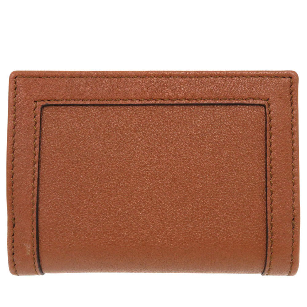 GUCCI Tri-fold wallet 658633 leather Brown Bamboo Medium