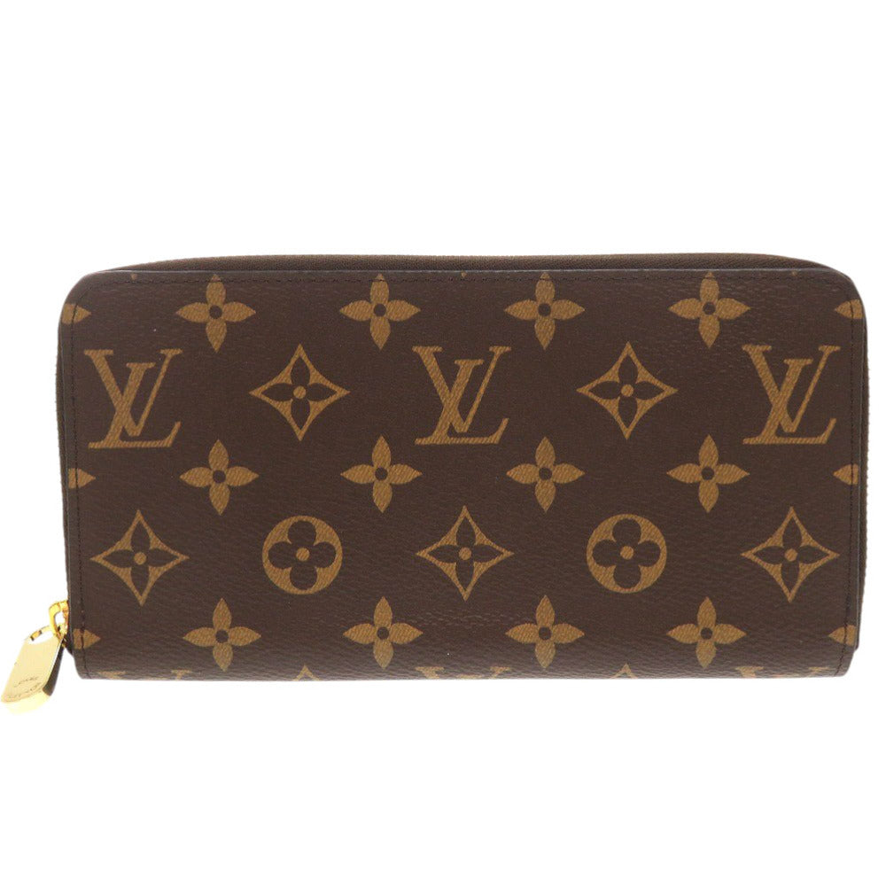 LOUIS VUITTON Long Wallet Purse M42616 Monogram canvas Brown Zippy wallet