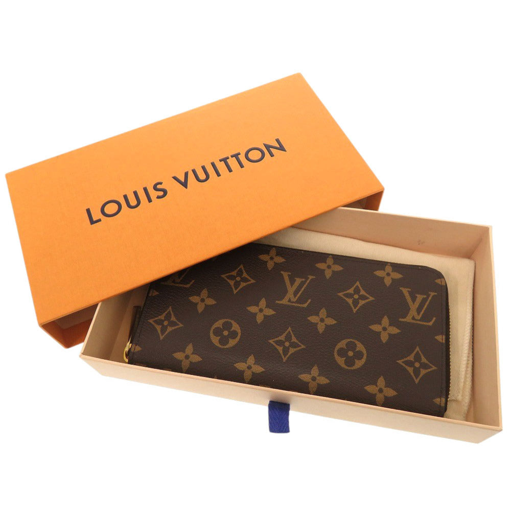 LOUIS VUITTON Long Wallet Purse M42616 Monogram canvas Brown Zippy wallet