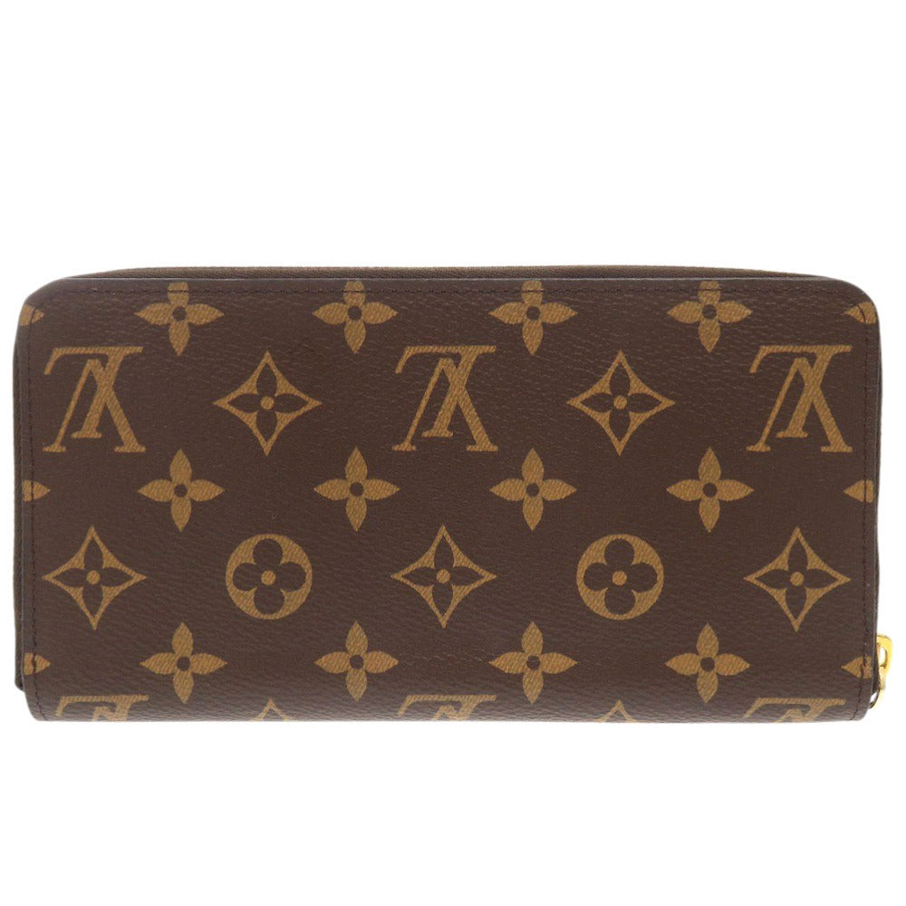 LOUIS VUITTON Long Wallet Purse M42616 Monogram canvas Brown Zippy wallet