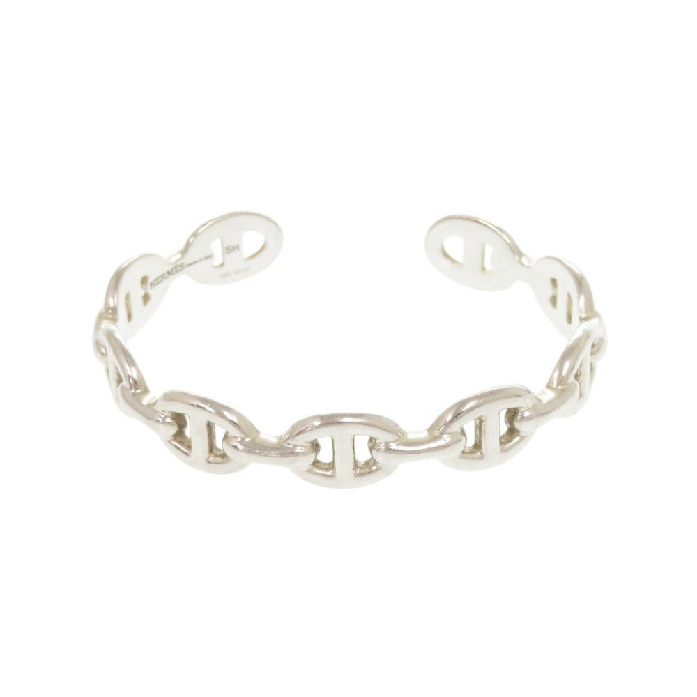 HERMES Bangle Silver925 Silver Chene Dunkle Enchaine Women SH