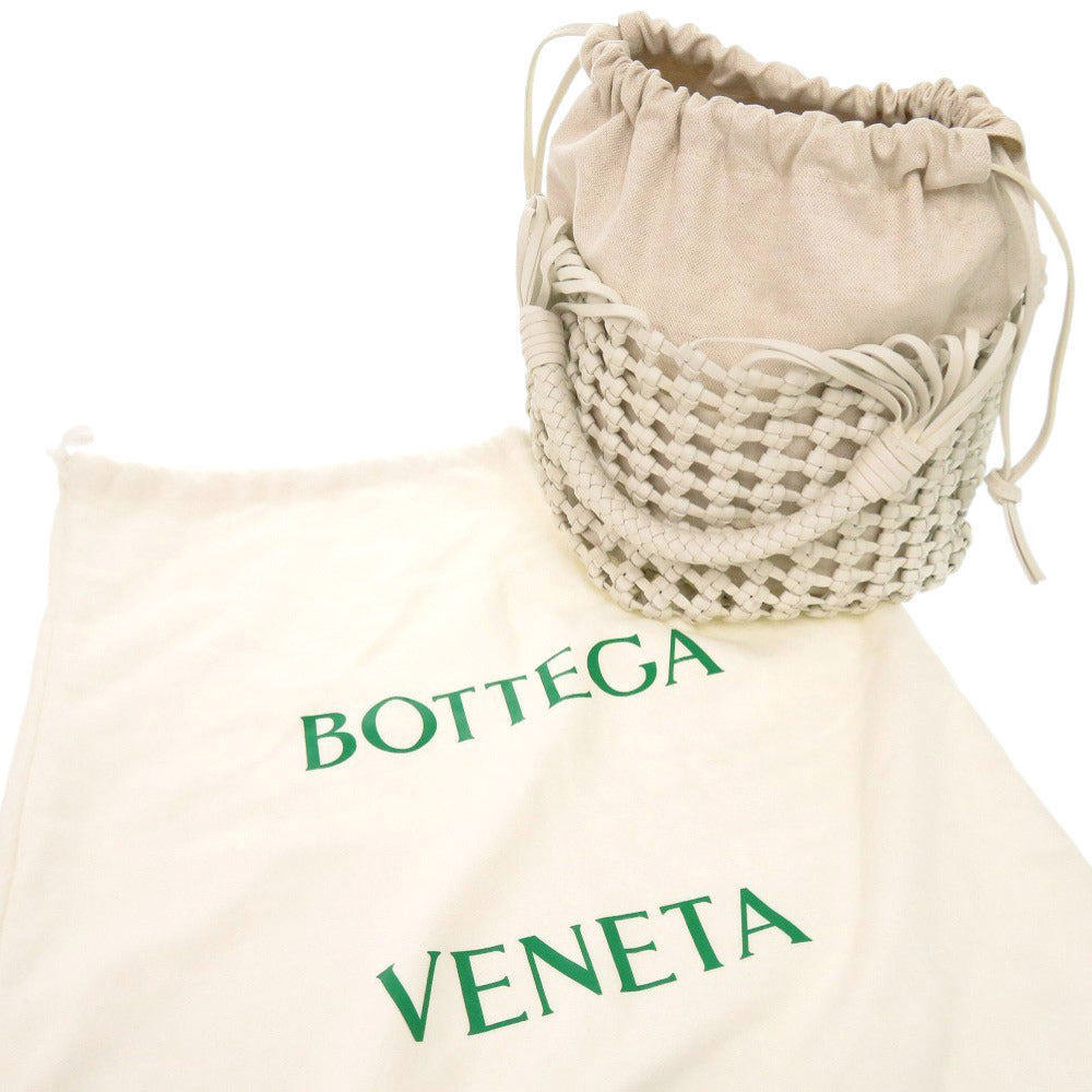 BOTTEGAVENETA Handbag 709612 Leather, Canvas white Cavallino Women