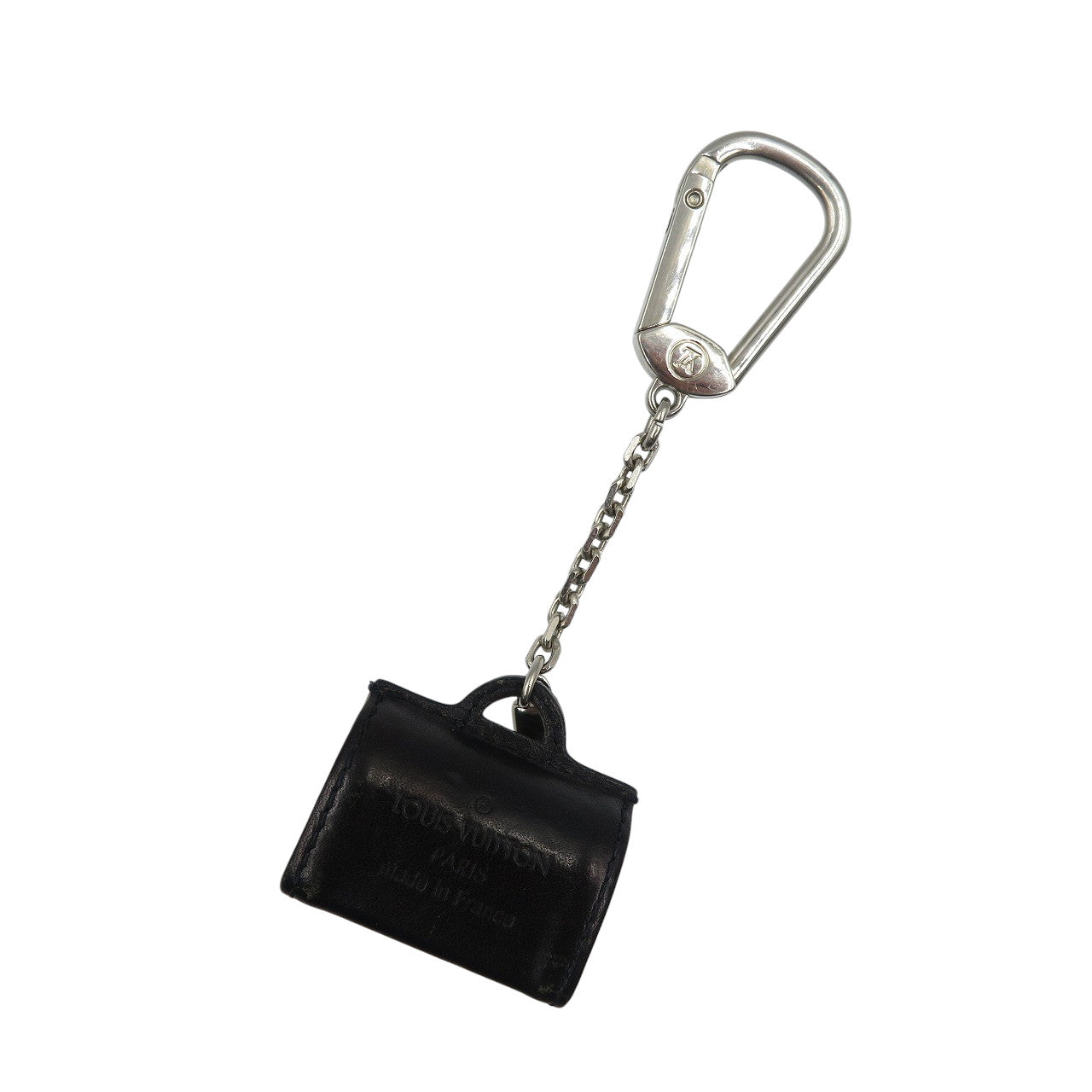 LOUIS VUITTON key ring M99207 Leather, Metal Noir Portocle Speedy