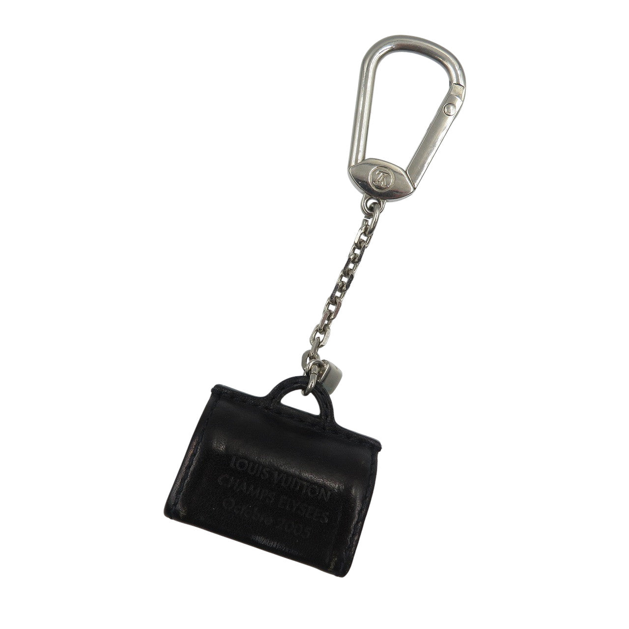 LOUIS VUITTON key ring M99207 Leather, Metal Noir Portocle Speedy