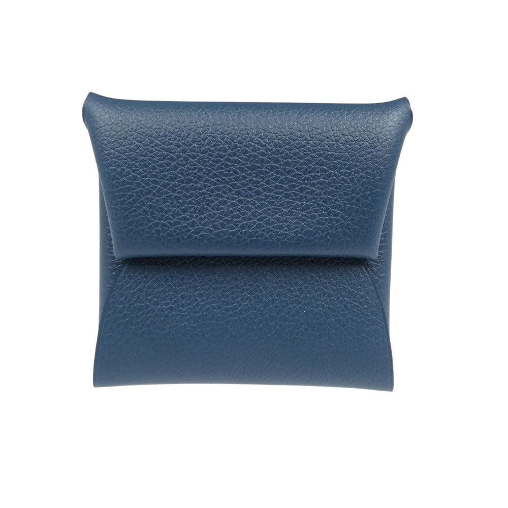 HERMES Coin case Shave Blue drus Bastia Verso unisex(Unisex)