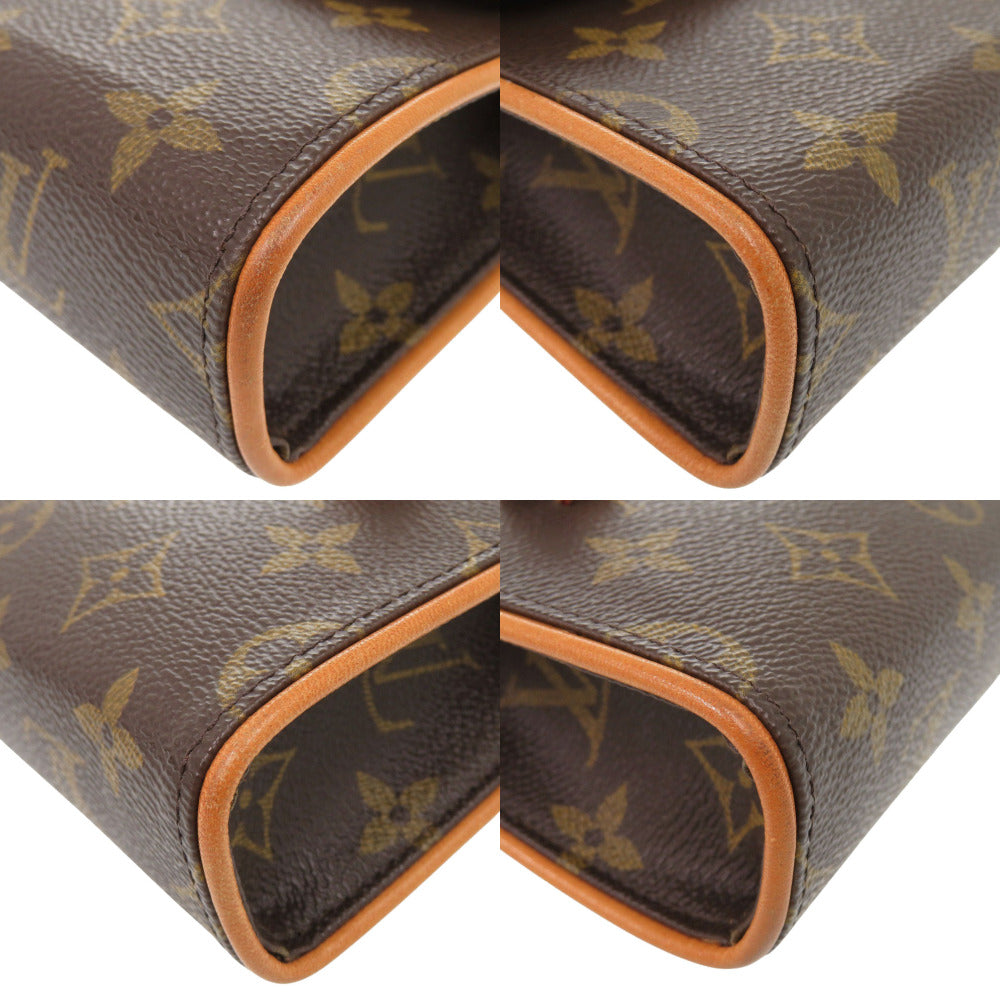 LOUIS VUITTON Waist bag M51855 Monogram canvas Brown Monogram Pochette Florentine Women