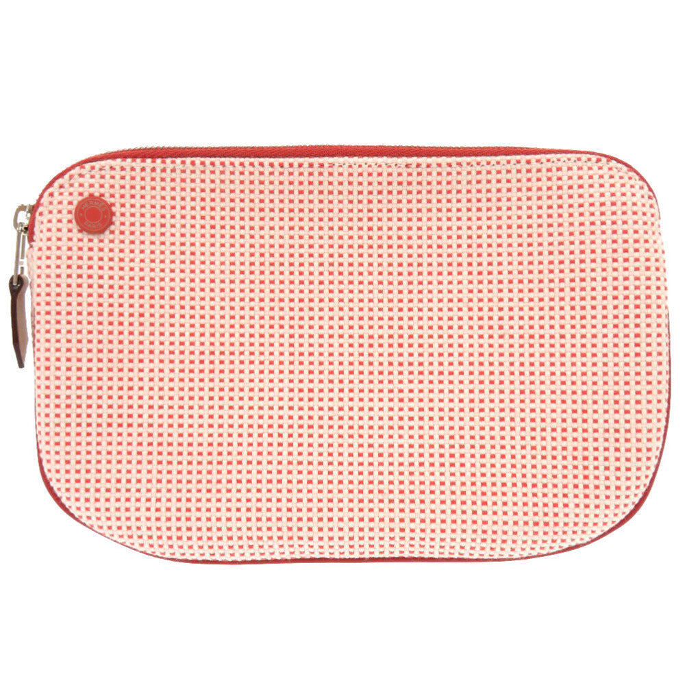 HERMES Pouch cotton cognac Echape Women
