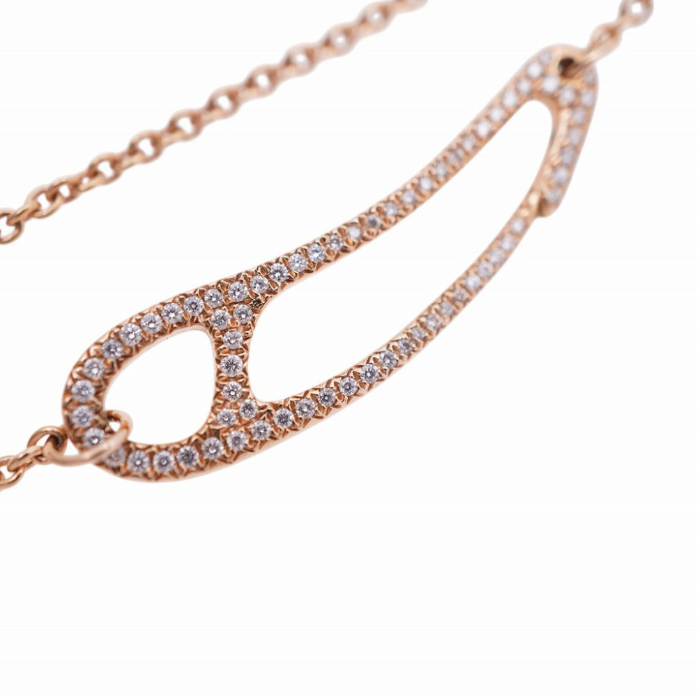 HERMES Pierce K18 Pink Gold Pink gold Diamond K18PG Pierce Women