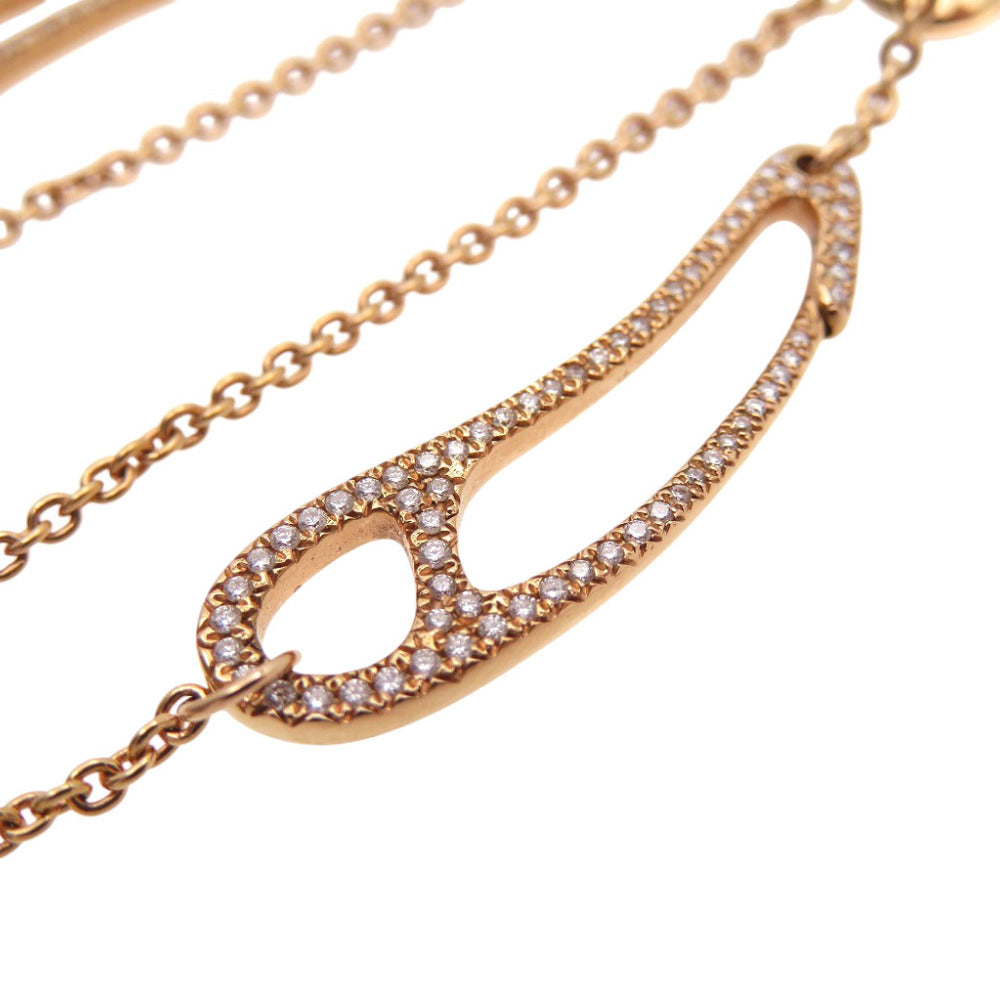 HERMES Pierce K18 Pink Gold Pink gold Diamond K18PG Pierce Women