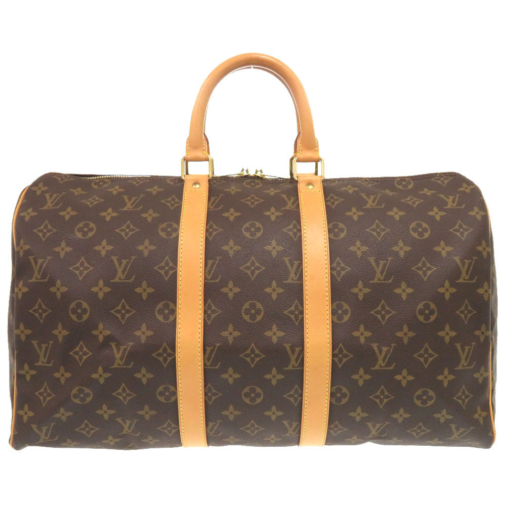 LOUIS VUITTON Boston Duffel bag M41428 Monogram canvas Brown Monogram Keepall 45 mens