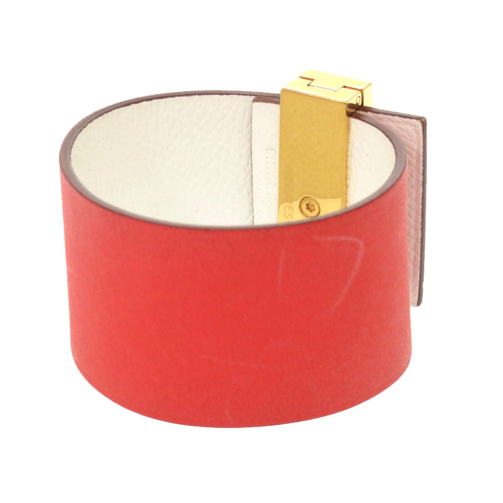 HERMES bracelet Epsom Capusine Medor Collier de Chien Imprevisible Women