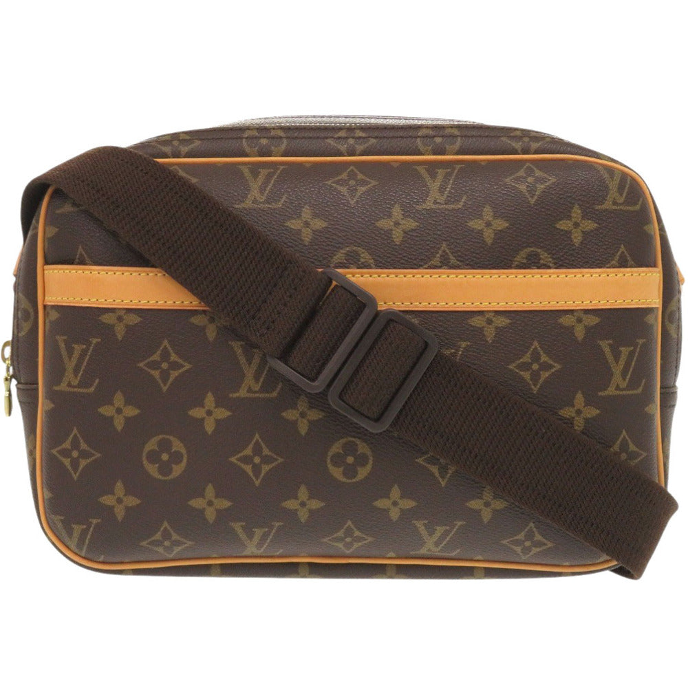 LOUIS VUITTON Shoulder Bag M45254 Monogram canvas Brown Monogram Reporter PM