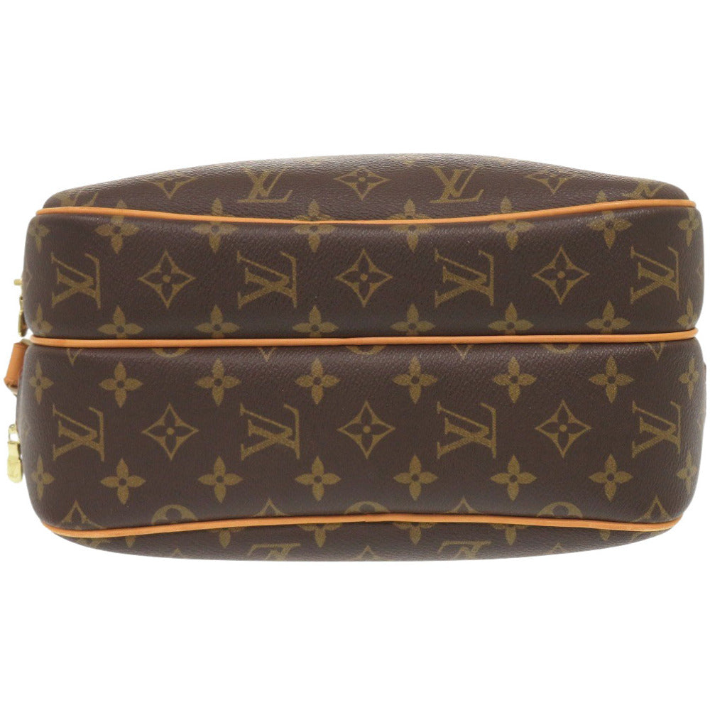 LOUIS VUITTON Shoulder Bag M45254 Monogram canvas Brown Monogram Reporter PM