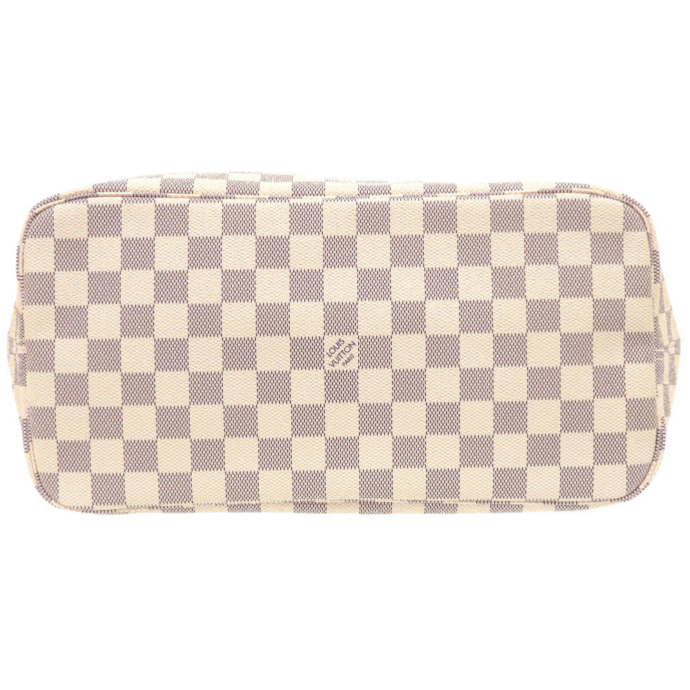 LOUIS VUITTON Tote Bag N51107 Damier Azur Canvas white Damier Azur Neverfull MM