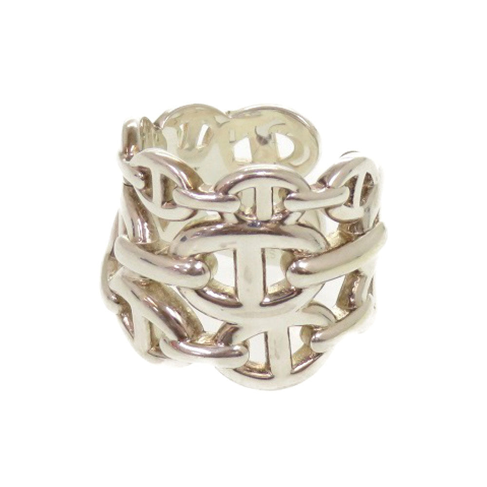 HERMES Ring H109506B Silver925 Silver Chene Dunkle Enchane GM Women 54