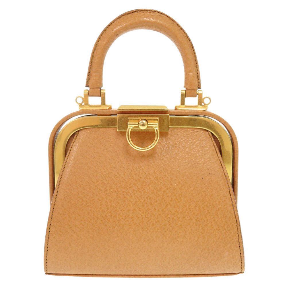 Christian Dior Handbag leather Brown Vintage With logo Women