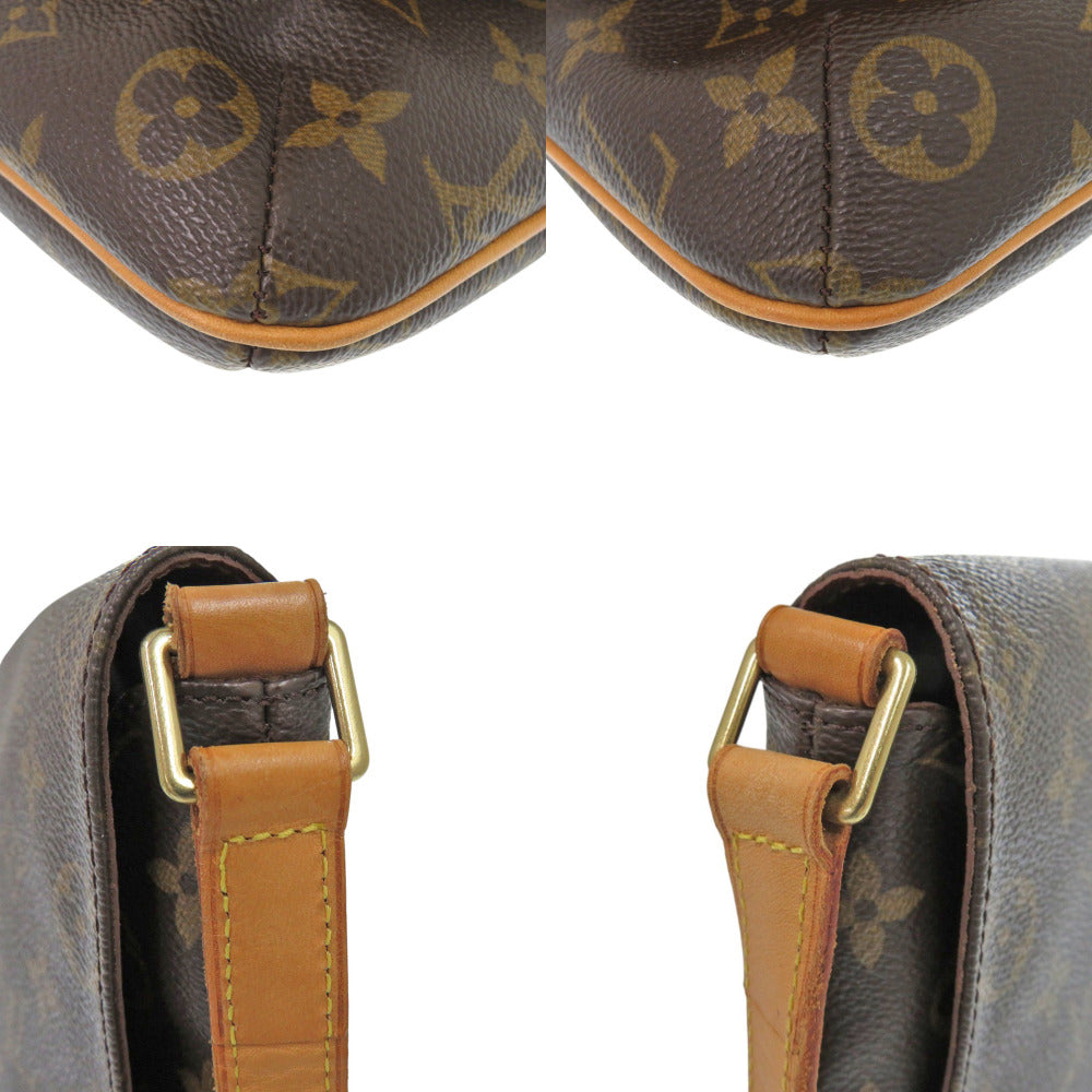 LOUIS VUITTON Shoulder Bag M51258 Monogram canvas Brown Monogram Musette Salsa short strap