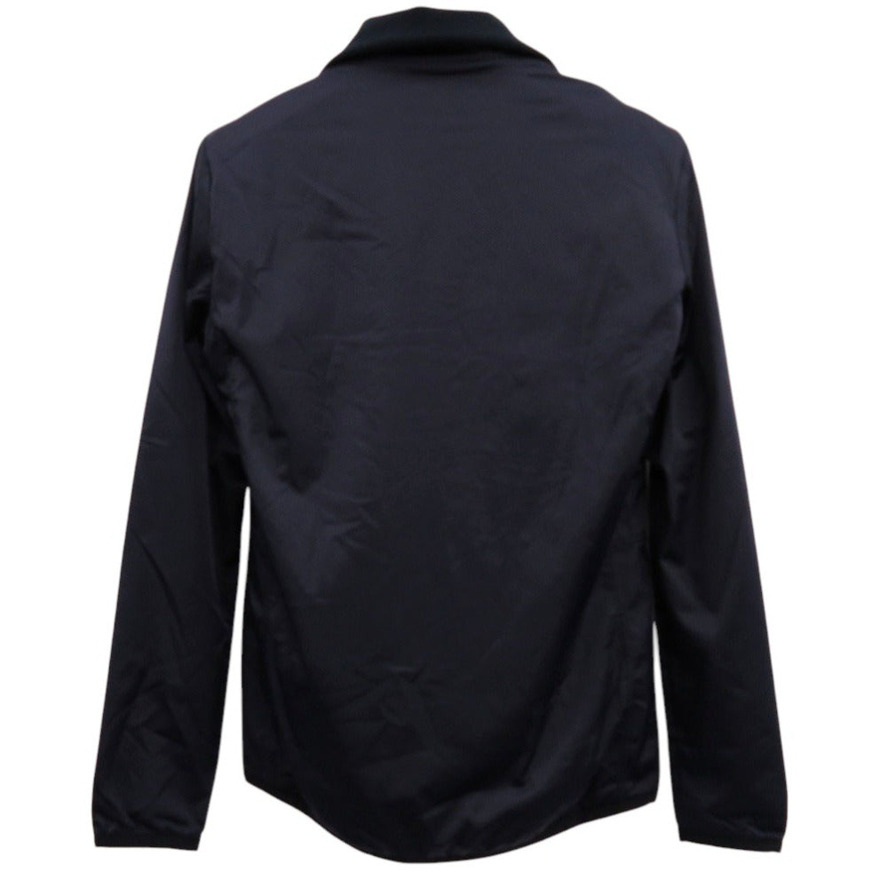 HERMES Nylon jacket 800165E  Nylon Navy Warm-up fleece jacket mens S