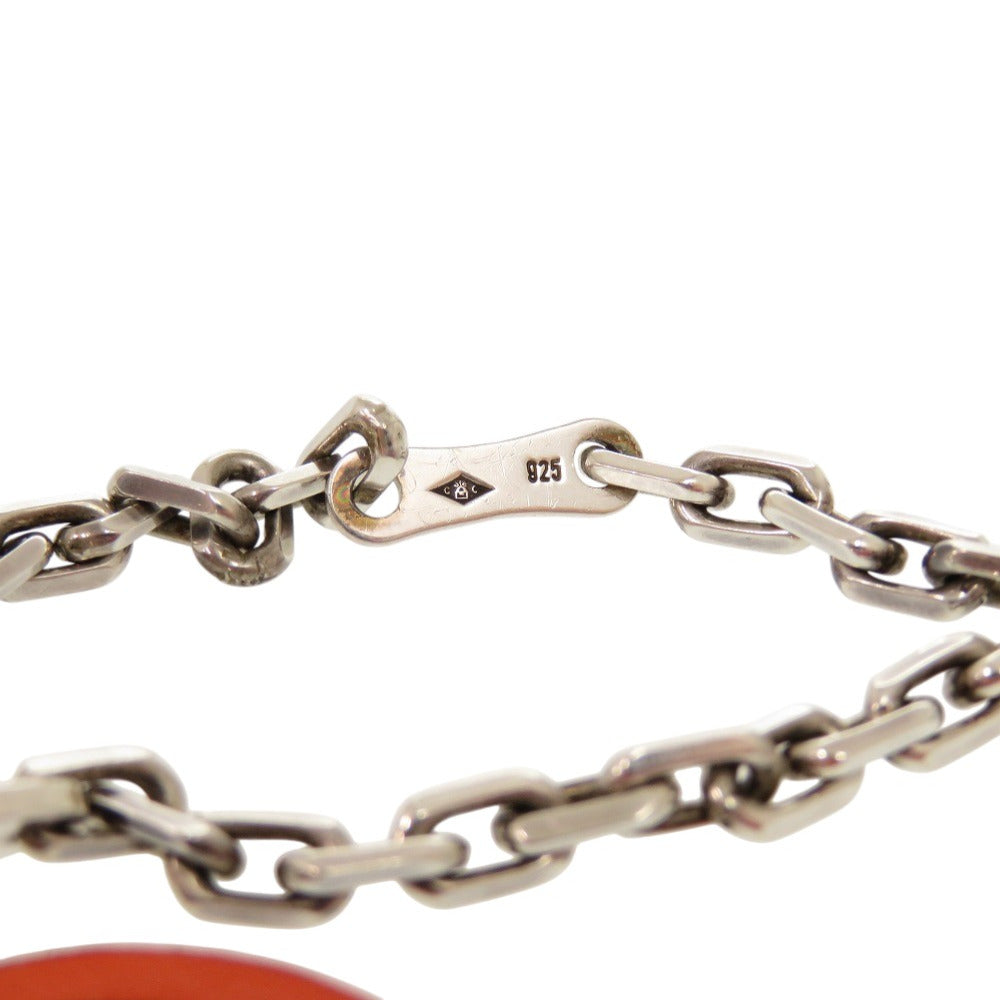 HERMES key ring Votadelakt, Silver925 Orange Kelly doll Women