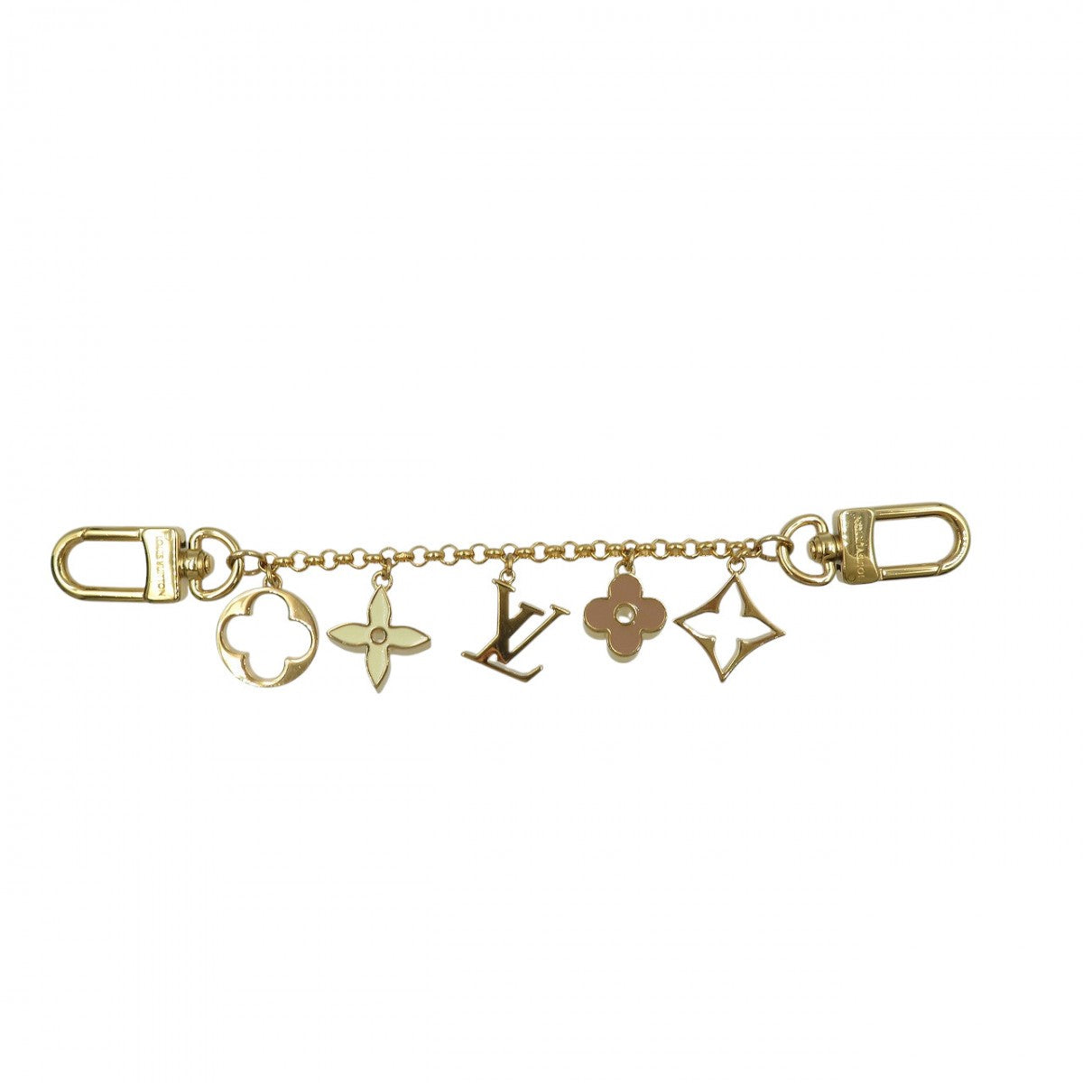 LOUIS VUITTON key ring M01413 metal gold Chain Fleur de Monogram unisex(Unisex)