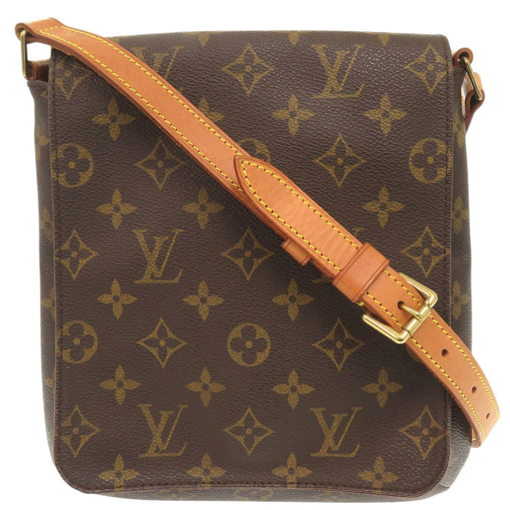 LOUIS VUITTON Shoulder Bag M51258 Monogram canvas Brown Monogram Musette Salsa short strap