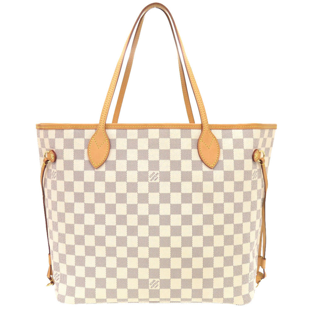 LOUIS VUITTON Tote Bag N51107 Damier Azur Canvas white Damier Azur Neverfull MM
