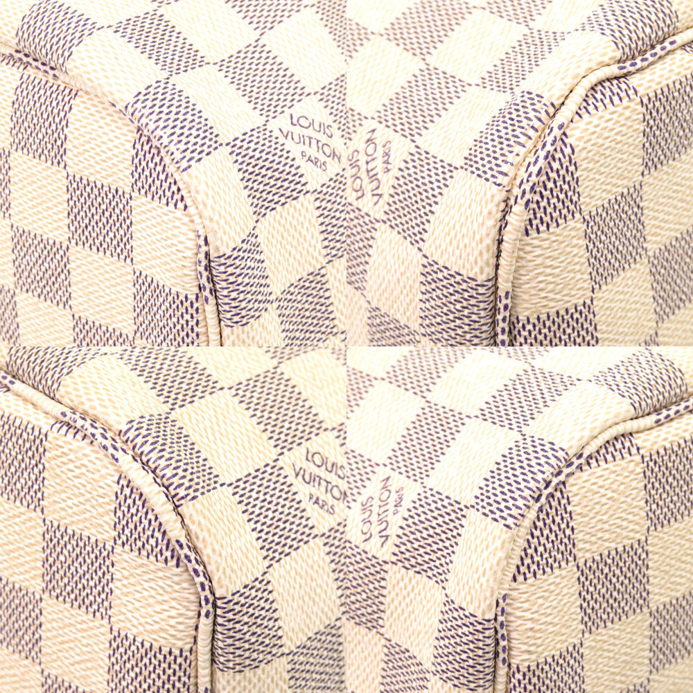 LOUIS VUITTON Tote Bag N51107 Damier Azur Canvas white Damier Azur Neverfull MM