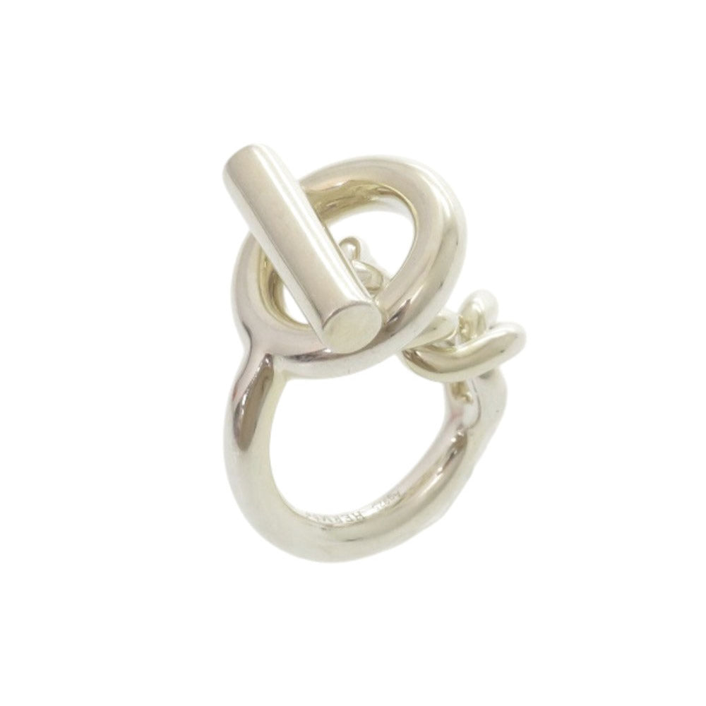 HERMES Ring Silver925 Silver Croisette Women 51