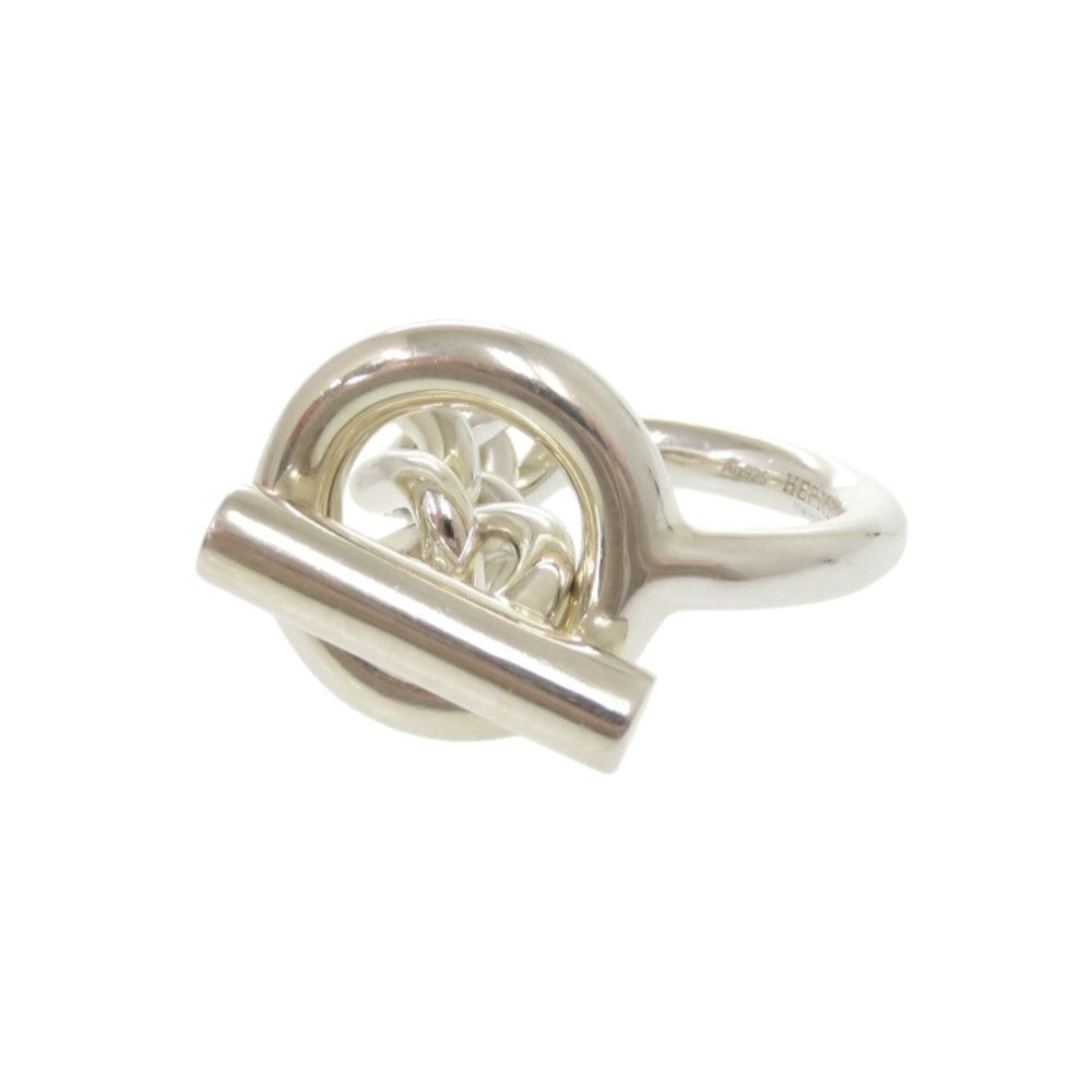 HERMES Ring Silver925 Silver Croisette Women 51