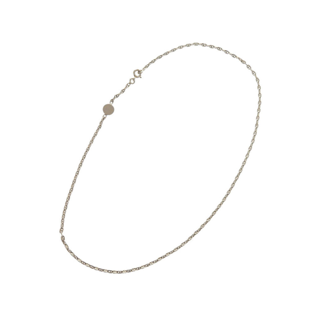 HERMES Necklace Silver925 Silver Chene Dunkle Mini Serie 15.7" Women