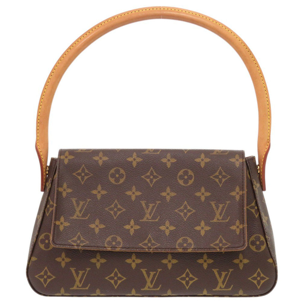 LOUIS VUITTON Handbag M51147 Monogram canvas Brown Monogram Mini Looping