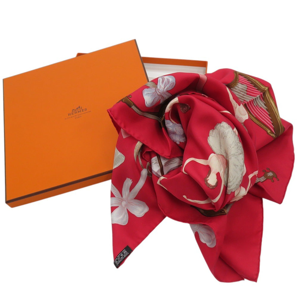 HERMES scarf silk multicolor ballerina Carre90 La Dance La Dance Women