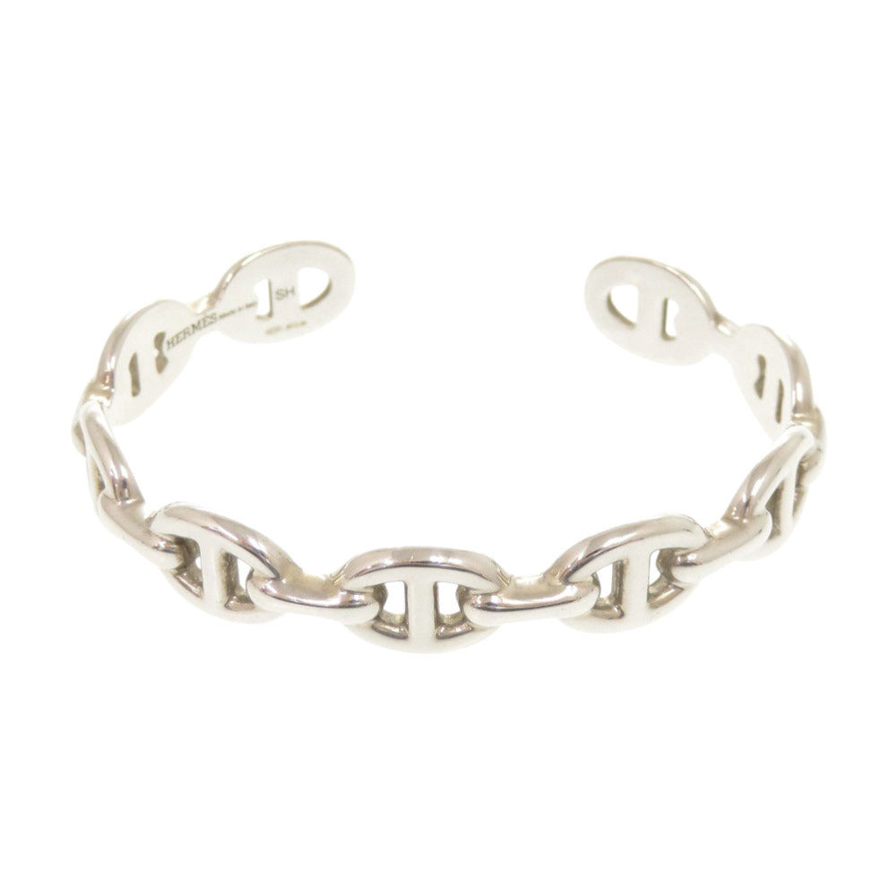 HERMES Bangle Silver925 Silver Chene Dunkle Enchaine Women SH