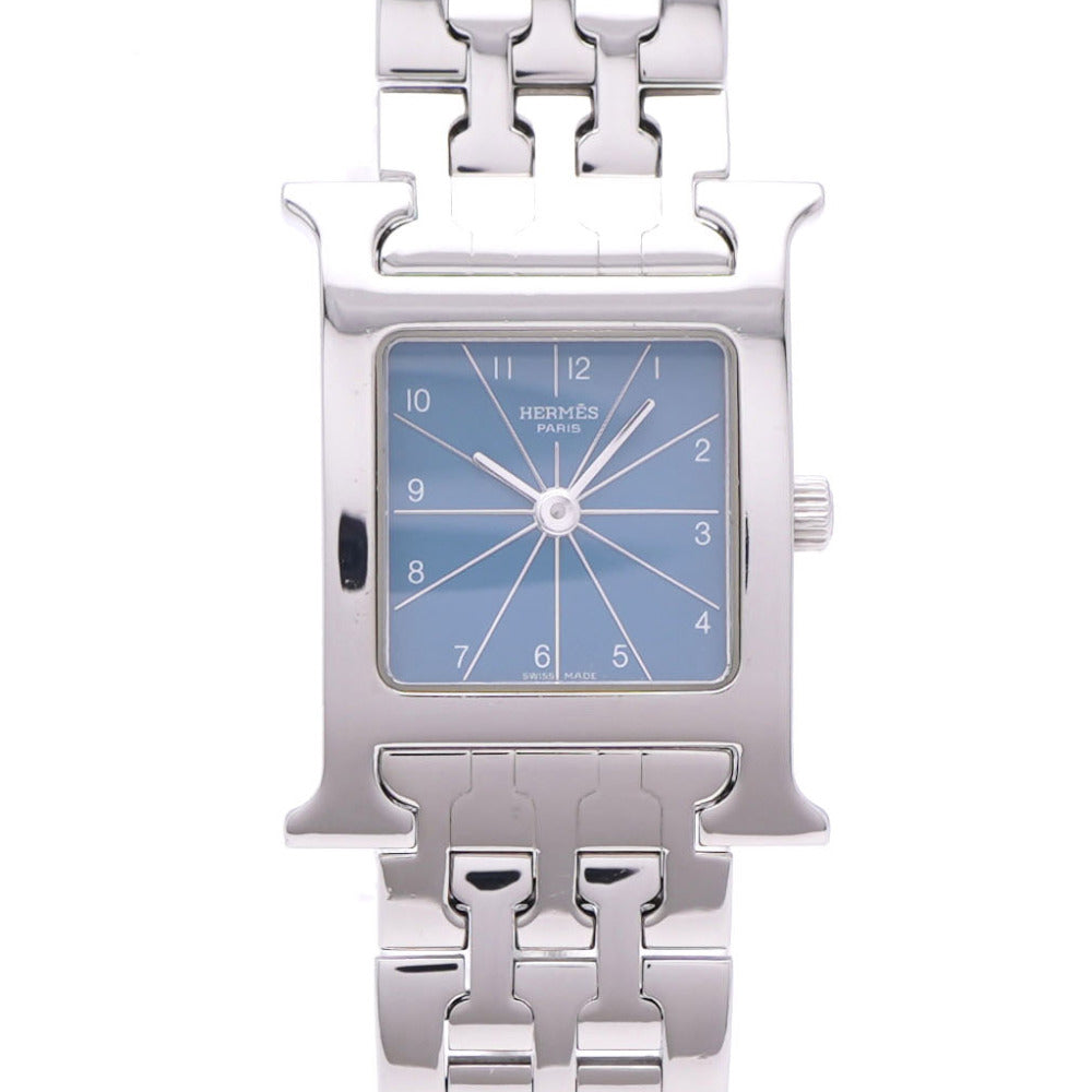 HERMES Watches Quartz HH1.210 Stainless Steel blue H watch blue dial